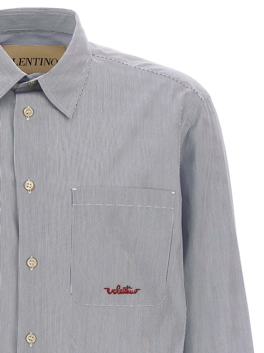 Light Blue Striped Shirt 3