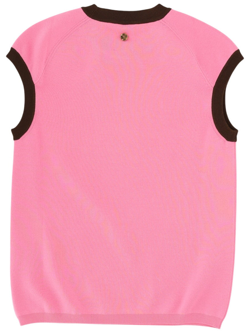 Pink Sleeveless Tank Top 2
