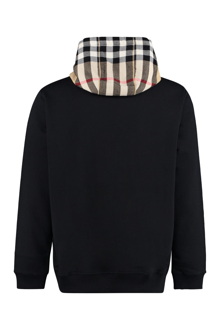 Black Relaxed Solid Hoodie 2