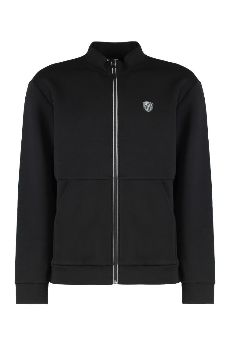 Black Logo Track Jacket 1