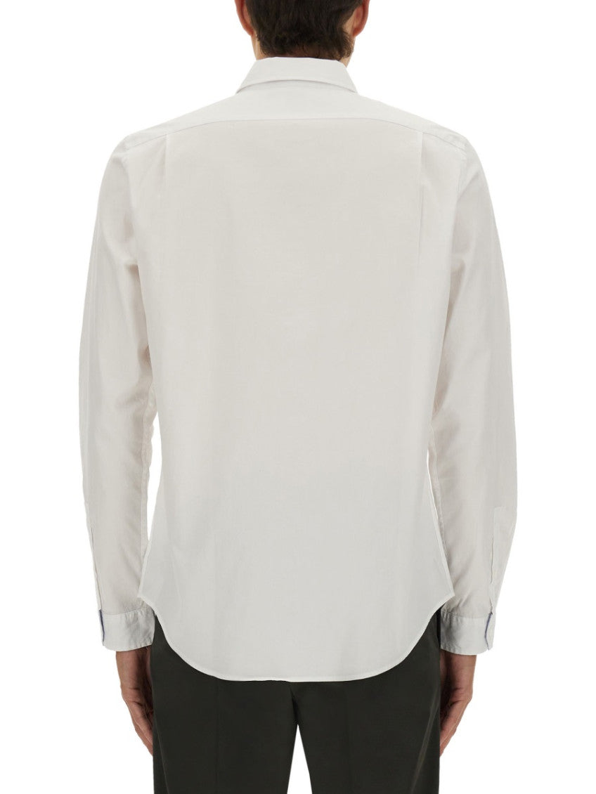 White Tailored Logo Shirt 3