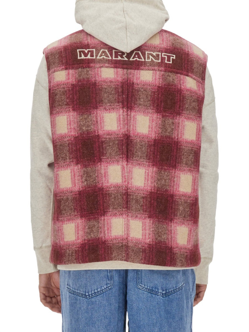 Purple Plaid Regular Jacket 4