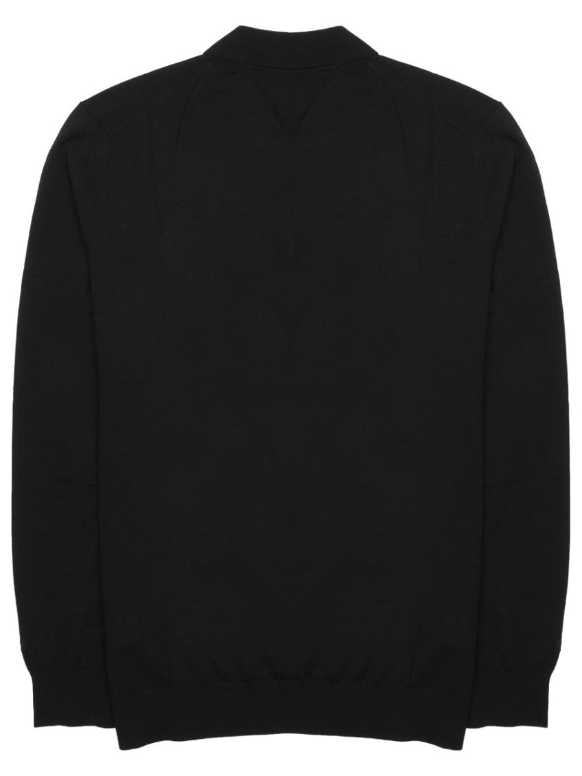 Black Solid Regular Polo 2