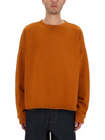 Orange Crew Neck Sweatshirt 1
