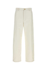 White Relaxed Chino Pants 1