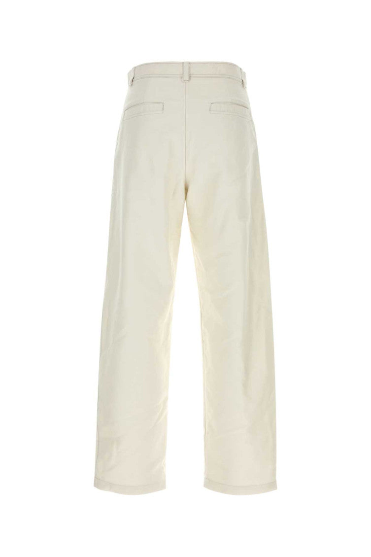 White Relaxed Chino Pants 2