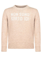 Kids Beige Graphic Sweater 1
