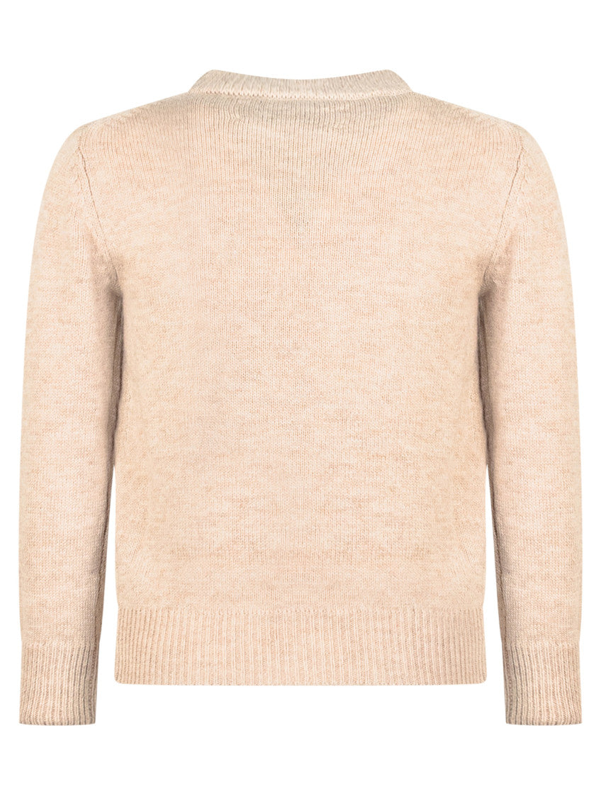 Kids Beige Graphic Sweater 2