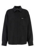 Dark Grey Oversized Overshirt 1