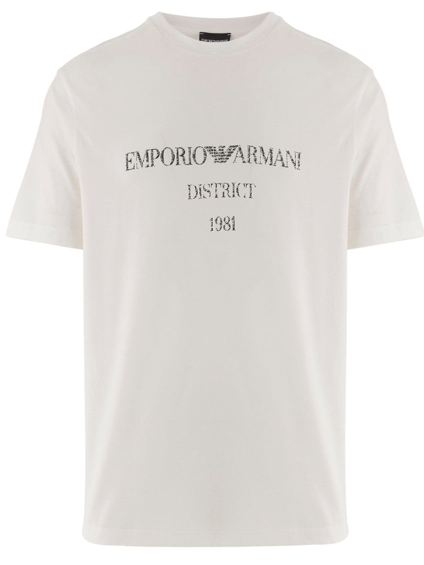 White Crew Neck T-Shirt 1