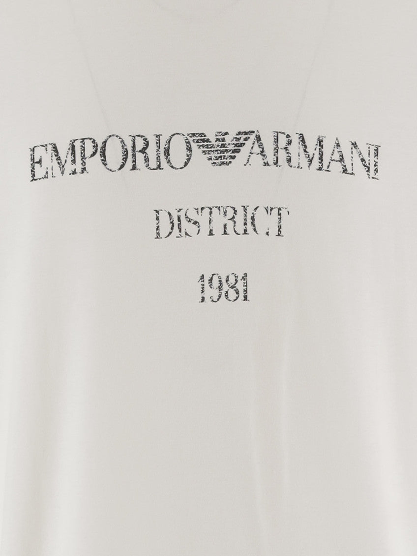White Crew Neck T-Shirt 3
