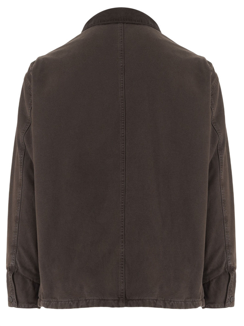 Brown Shirt Collar Jacket 2