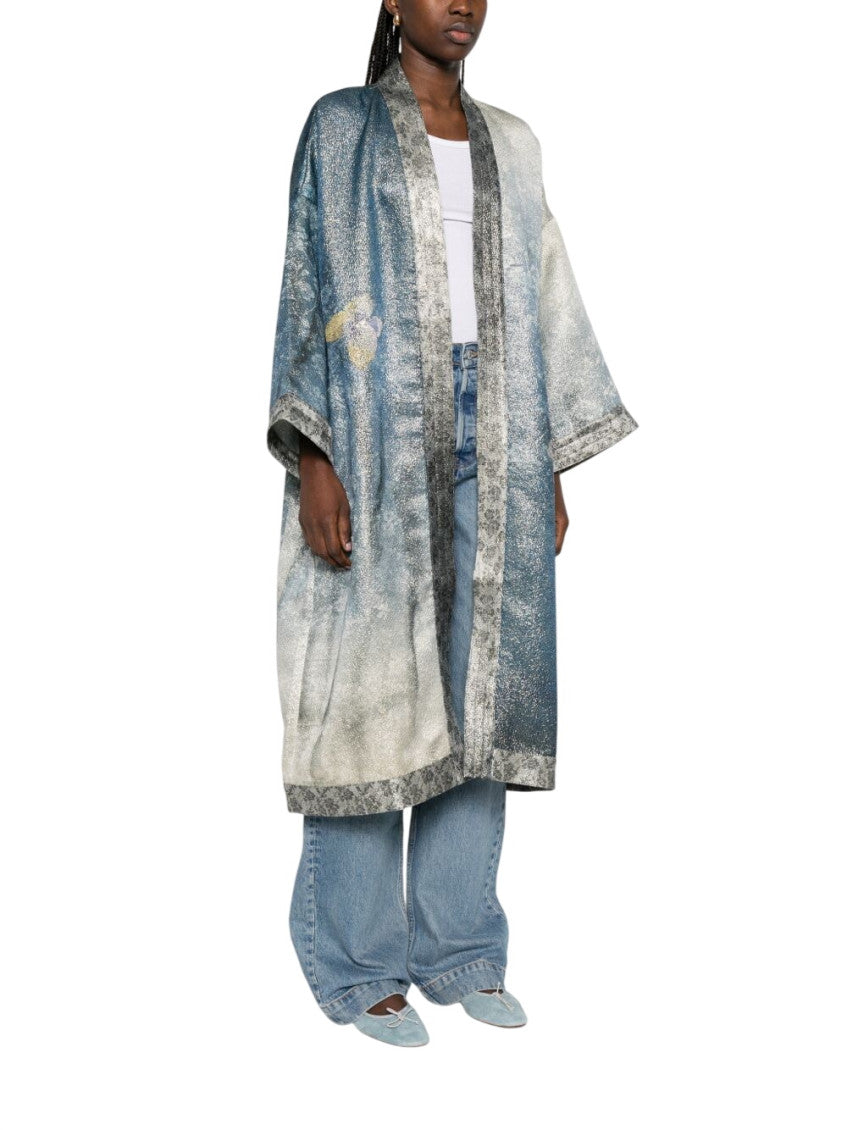 Sky Blue Printed Jacket 3
