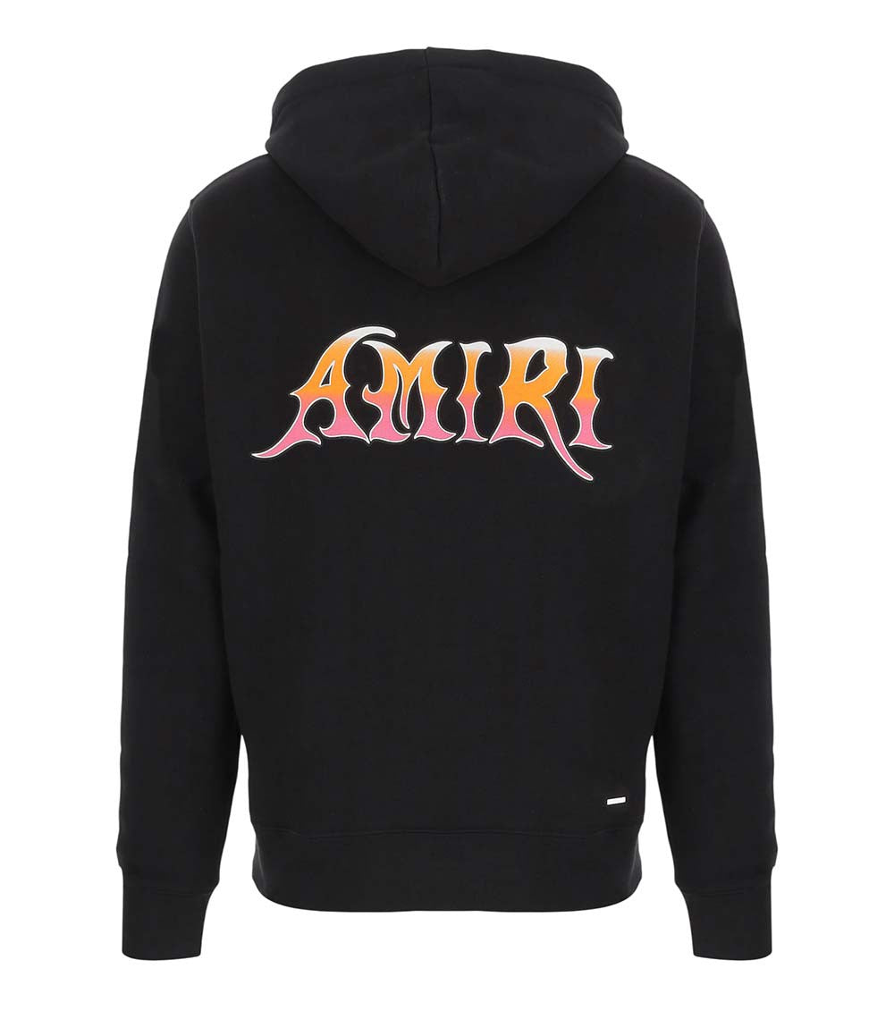 Black Regular Logo Hoodie 2