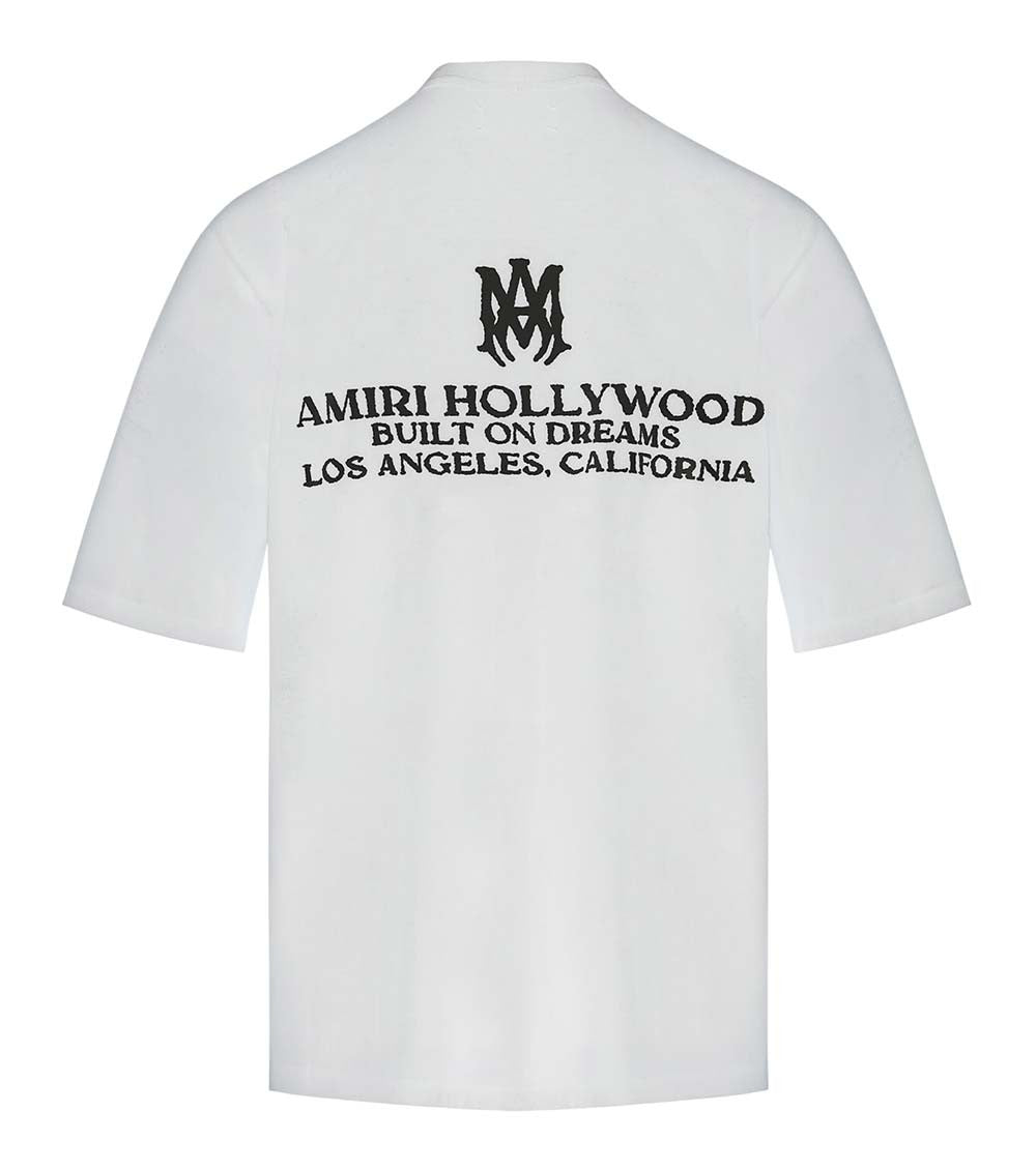 White Crew Neck T-Shirt 2