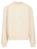Beige Crew Neck Sweatshirt 1