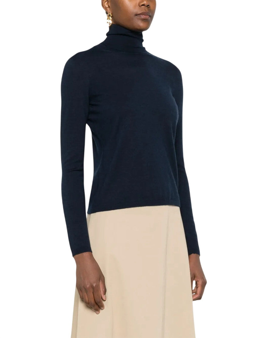 Navy Blue Turtle Neck Top 3