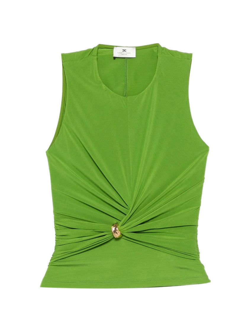 Green Round Neck Top 1