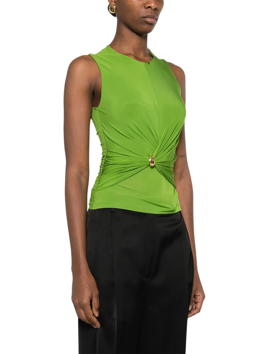 Green Round Neck Top 2