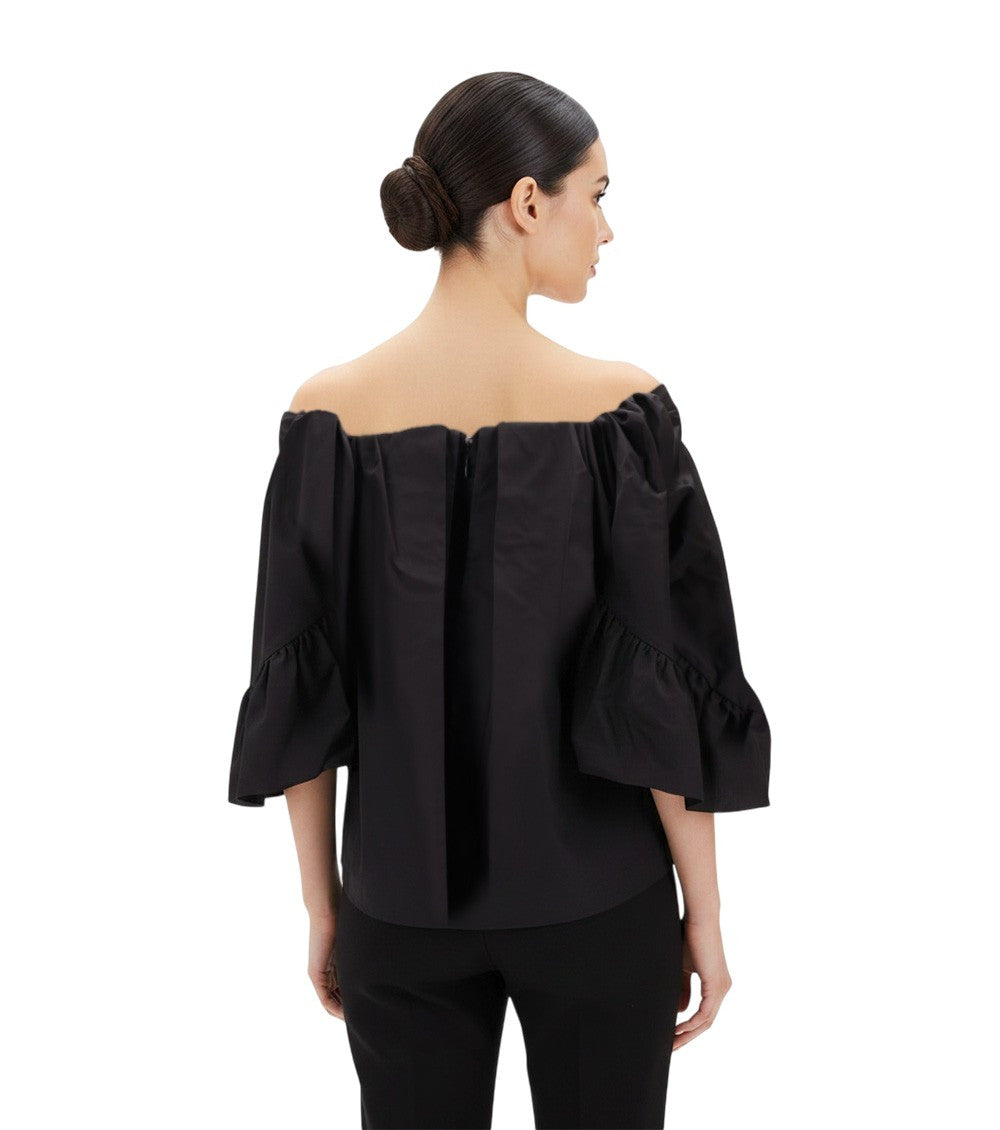Black Off Shoulder Top 3