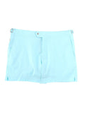Turquoise Solid Swim Shorts 1