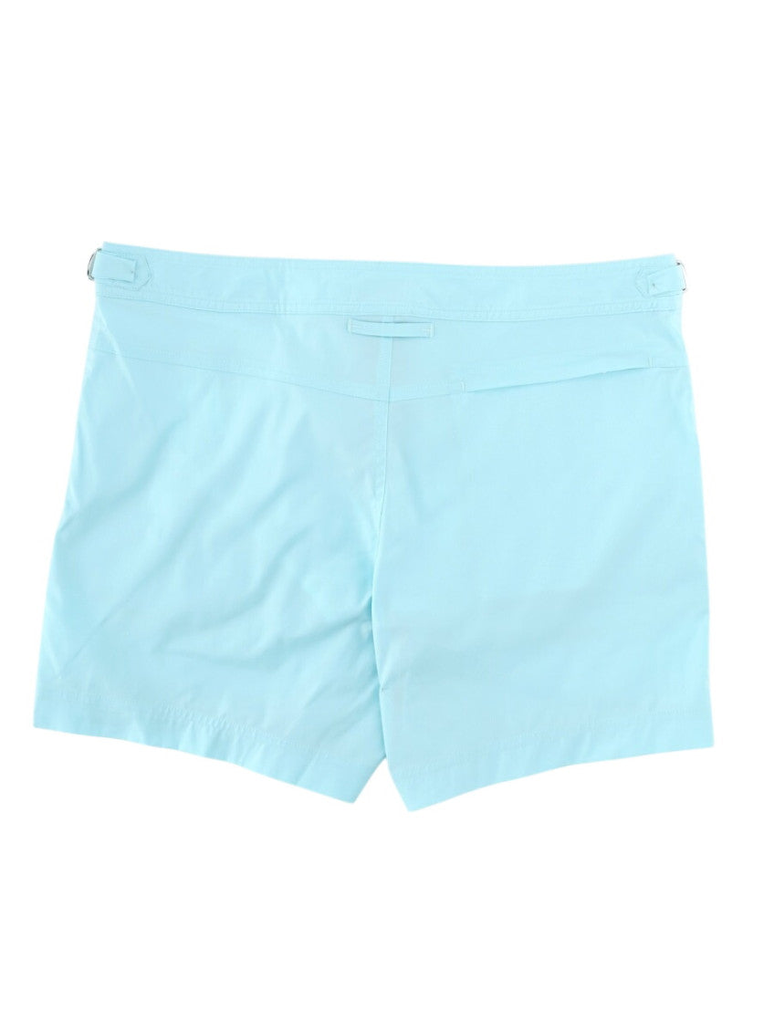 Turquoise Solid Swim Shorts 2