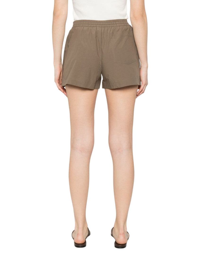 Brown Solid Short 3