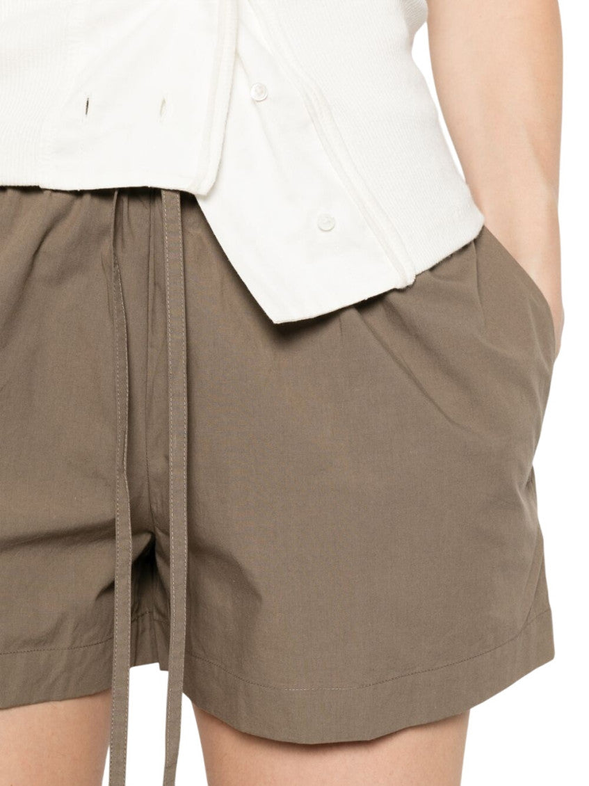 Brown Solid Short 4