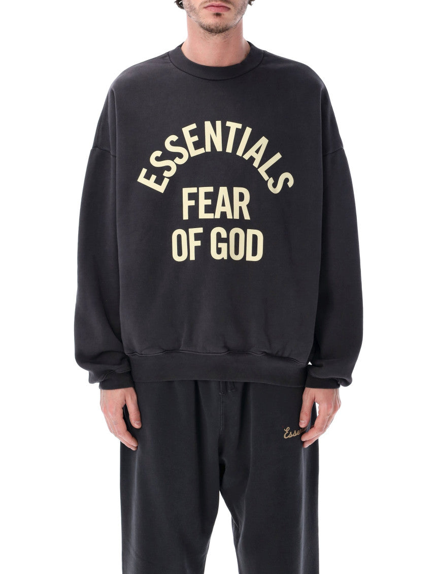 Black Crew Neck Sweatshirt 1