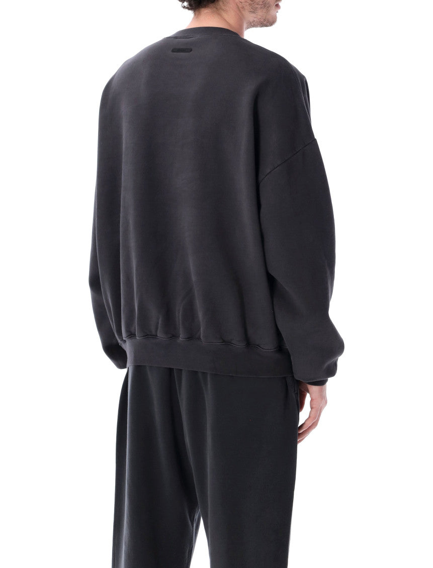Black Crew Neck Sweatshirt 2