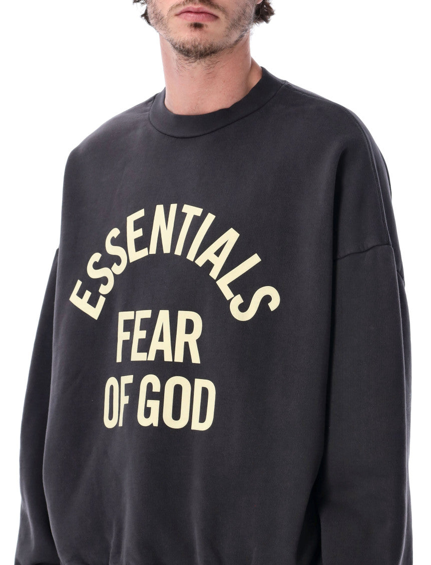 Black Crew Neck Sweatshirt 3