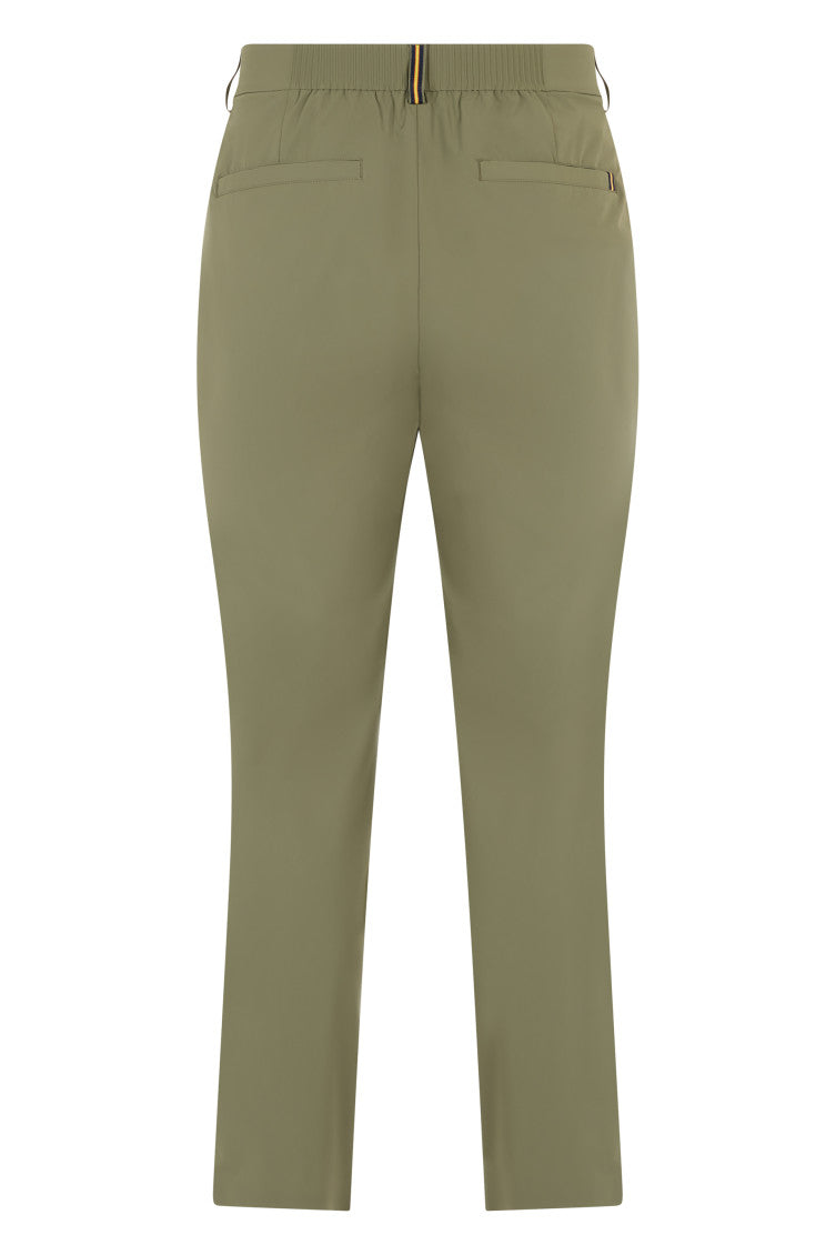 Olive Green Pleated Pants 2