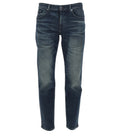 Dark Blue Solid Jeans 1