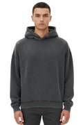 Dark Grey Solid Hoodie 1