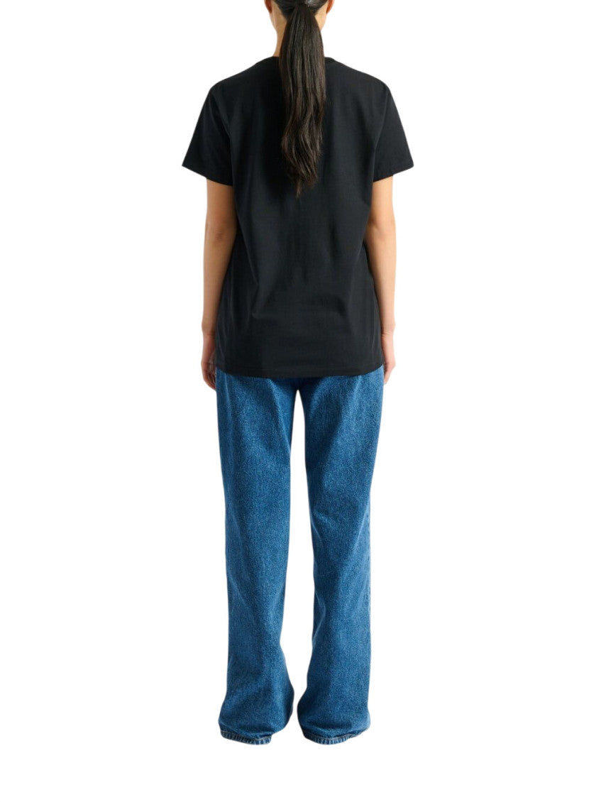 Black Logo Crew Neck T-Shirt 2