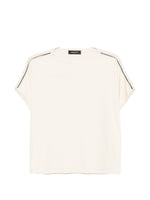 White Stripes Crew Neck T-Shirt 1