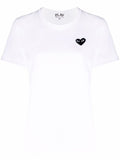 White Logo Crew Neck T-Shirt 1