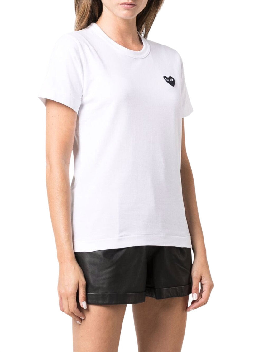 White Logo Crew Neck T-Shirt 2