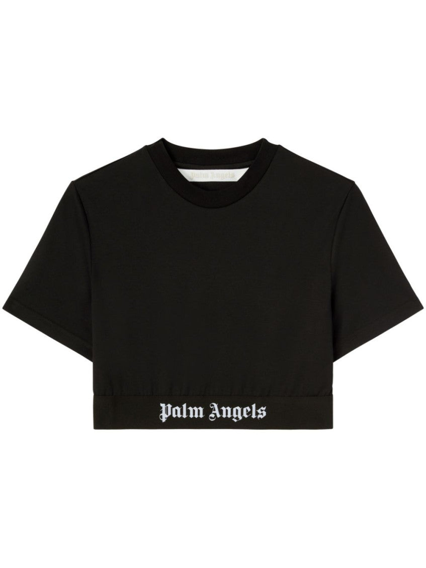 Black Logo Crew Neck T-Shirt 1