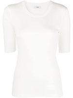 White Round Neck T-Shirt 1