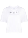 White Graphic Crew Neck T-Shirt 1