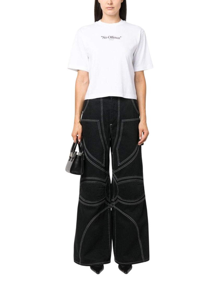 White Graphic Crew Neck T-Shirt 2