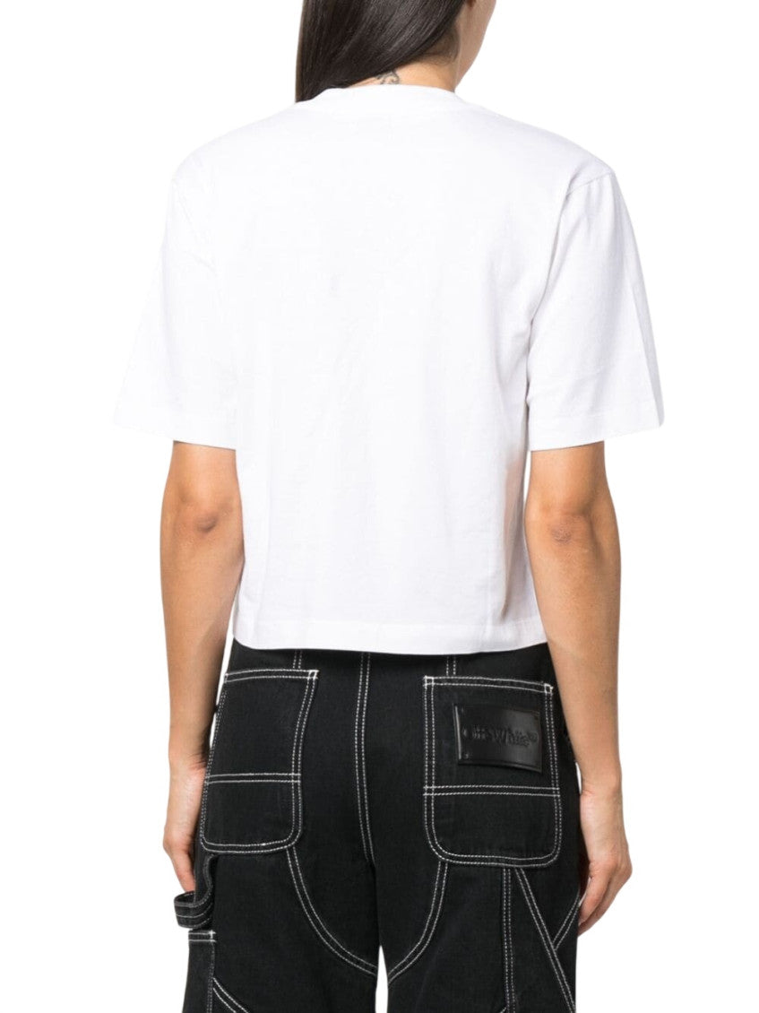 White Graphic Crew Neck T-Shirt 3