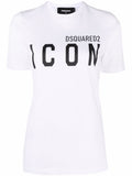 White Logo Crew Neck T-Shirt 1