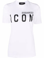 White Logo Crew Neck T-Shirt 1