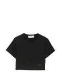 Black Logo Crew Neck T-Shirt 1