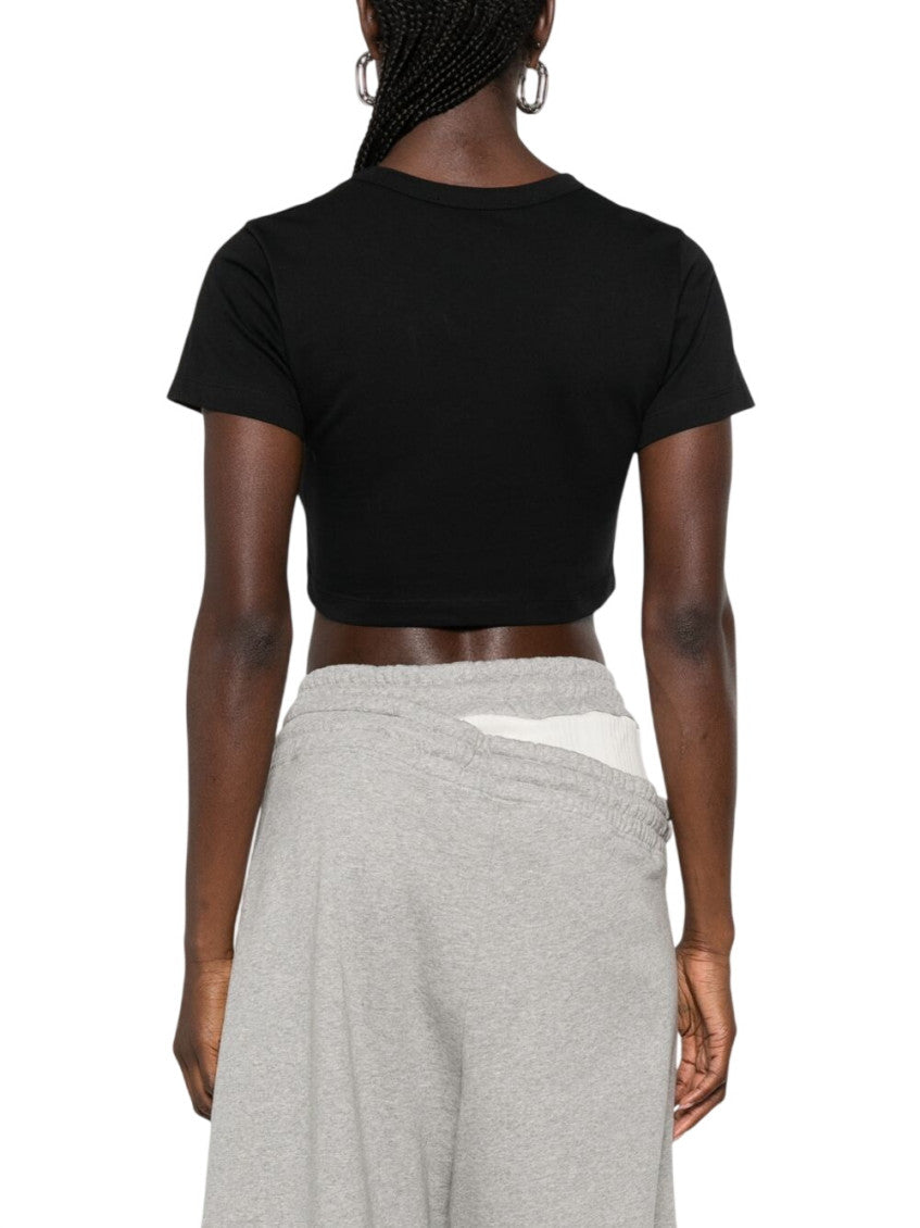 Black Logo Crew Neck T-Shirt 2