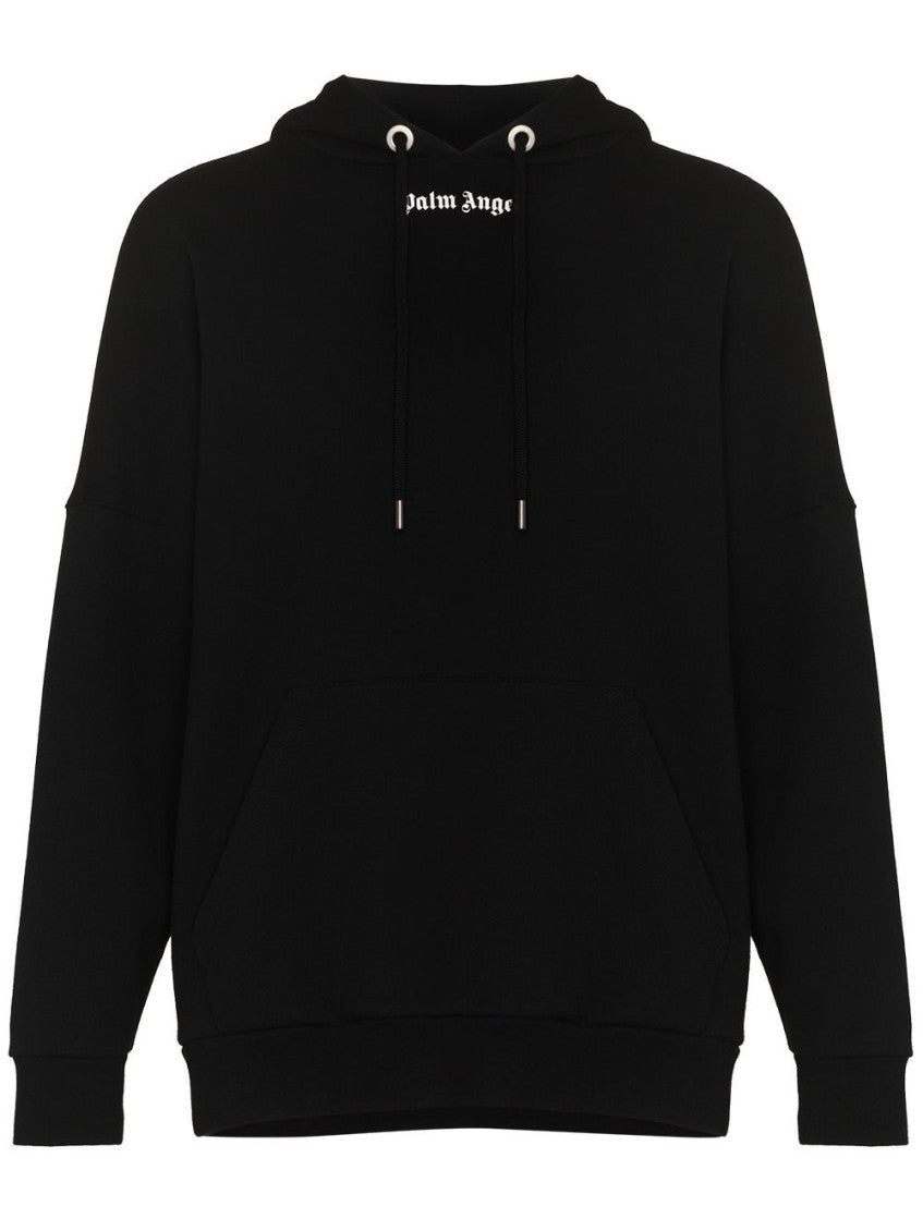 Black Oversized Logo Hoodie 1