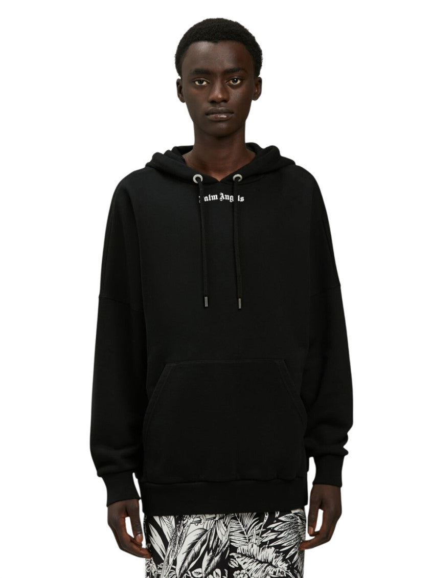 Black Oversized Logo Hoodie 2
