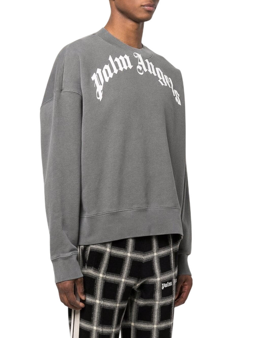 Grey Crew Neck Sweatshirt 2